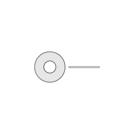 Seachoice Nylon Flat Washer, #10