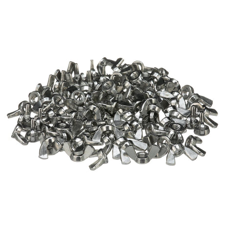 Seachoice 18-8 Stainless Steel Wing Nuts, 1/4-20 Size, Pack of 100