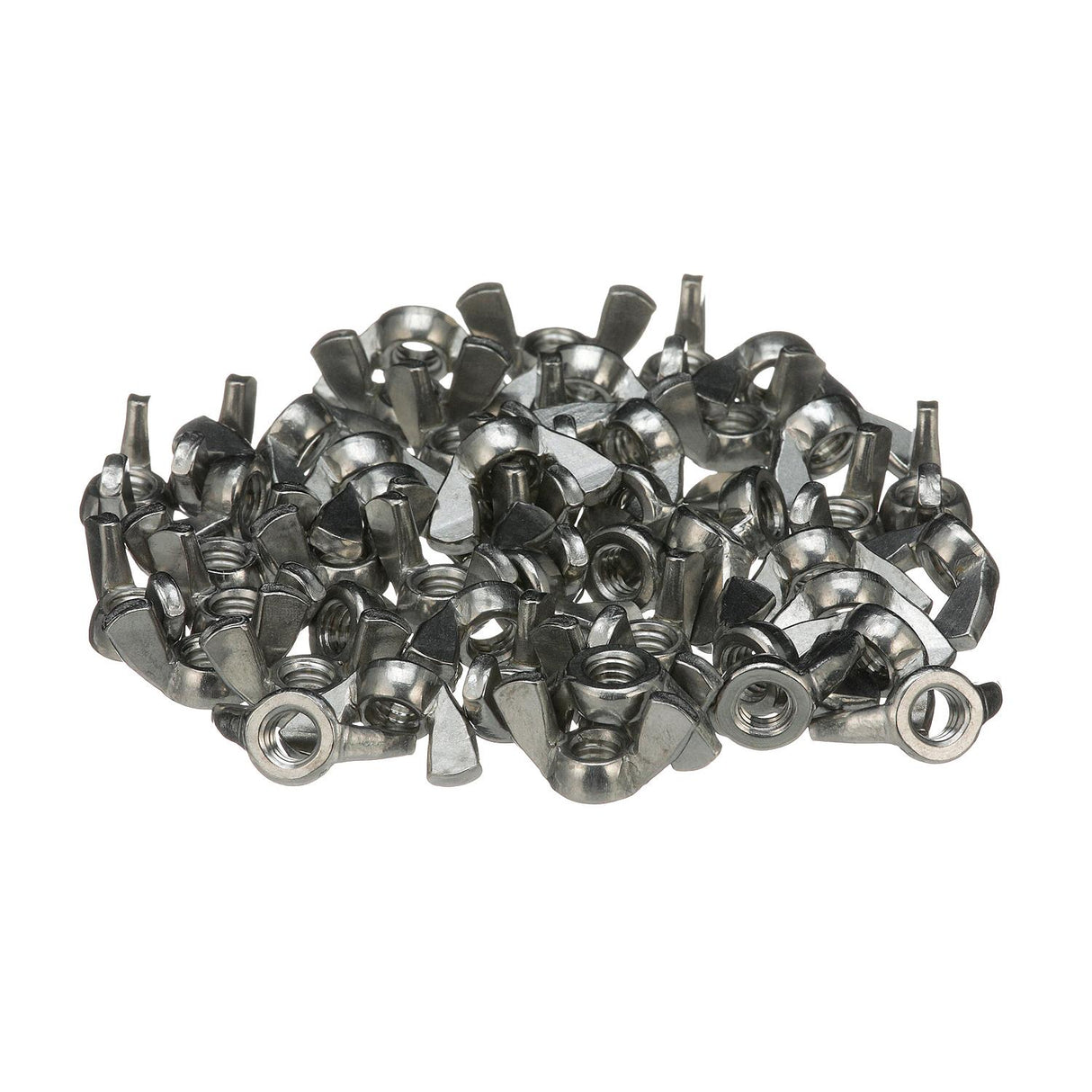Seachoice 18-8 Stainless Steel Wing Nuts, 3/8-16 Size, Pack of 50