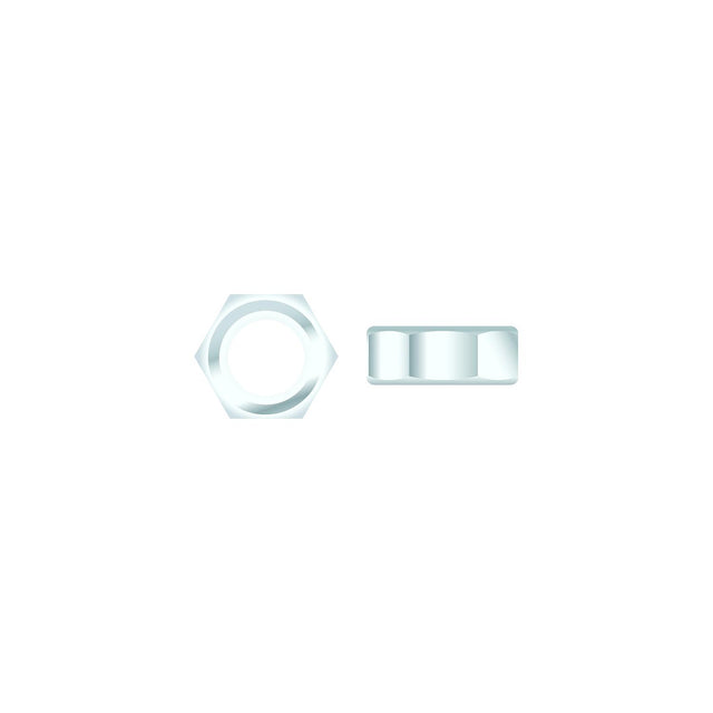 Seachoice 01773 Chrome Plated SS Hex Nut, 1/4-20