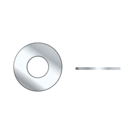 Seachoice 01780 Chrome Plated SS Lock Washe, 1/4"