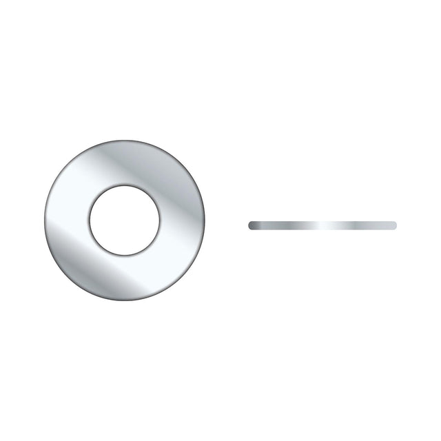 Seachoice 01780 Chrome Plated SS Lock Washe, 1/4"