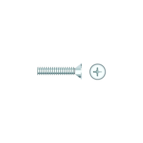 Seachoice 01791 Chrome Plated SS Phillips Machine Screw - Flat Head, 1/4-20 x 2"