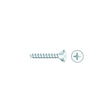 Seachoice 01800 Chrome Plated SS Phillips Tapping Screw - Oval Head, #8 x 1/2"