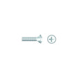 Seachoice 01804 Chrome Plated SS Phillips Machine Screw - Oval Head, 1/4-20 x 2"