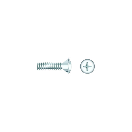 Seachoice 01807 Chrome Plated SS Phillips Machine Screw - Oval Head, 10-24 x 1-1/2"