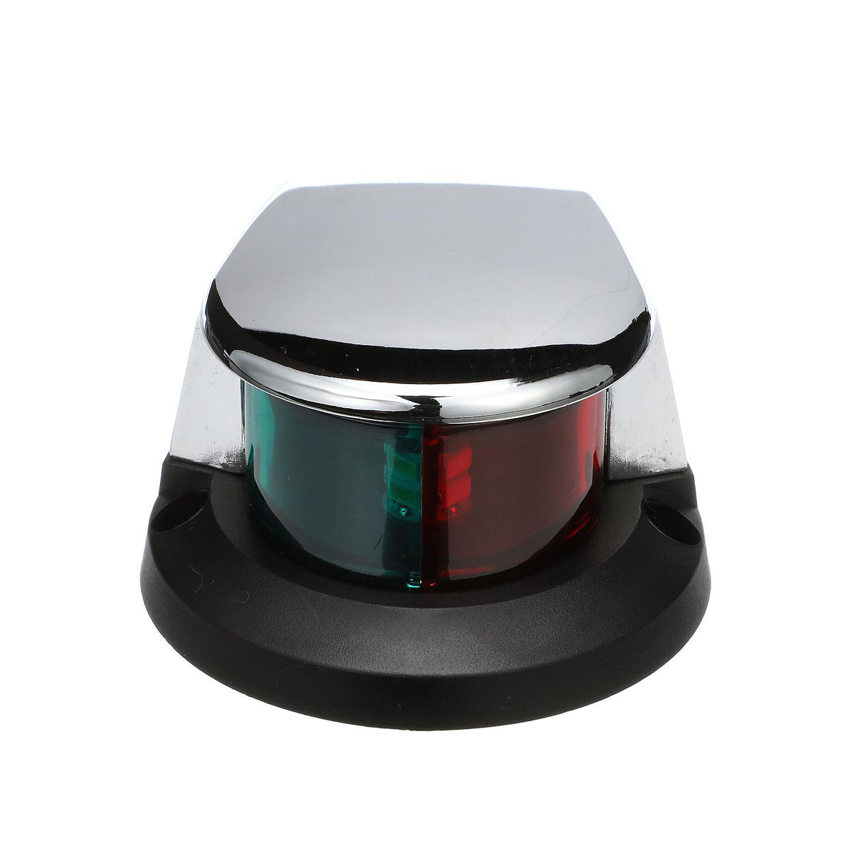 Seachoice LED Bow Light, Marine Navigation, Chrome Bi-Color, 4 In.