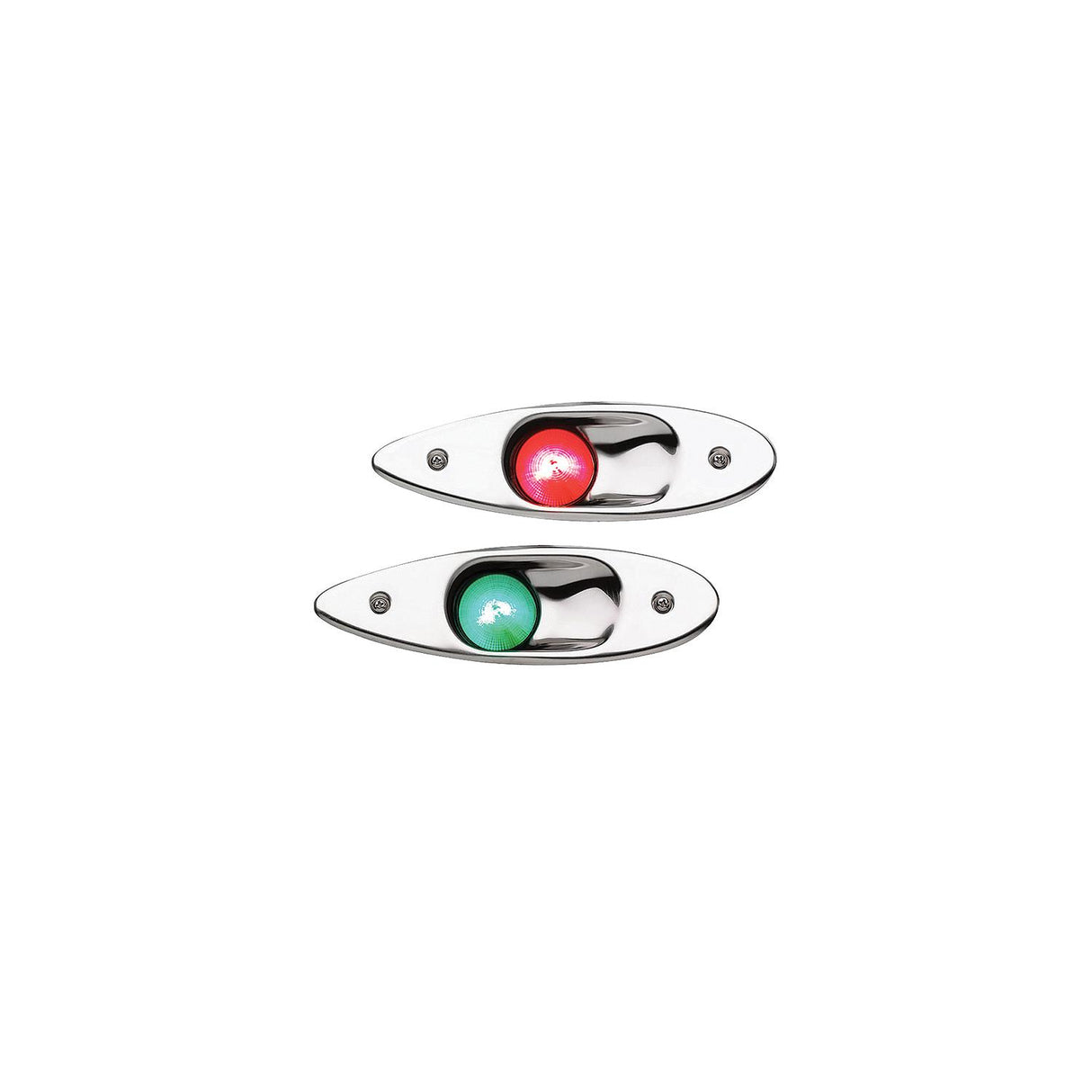 Seachoice 02151 Stainless Steel LED Side Light, Boat Navigation, 1 Red Light, 1 Green Light