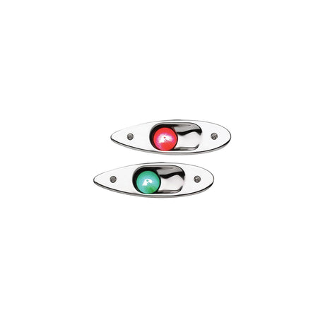 Seachoice 02151 Stainless Steel LED Side Light, Boat Navigation, 1 Red Light, 1 Green Light