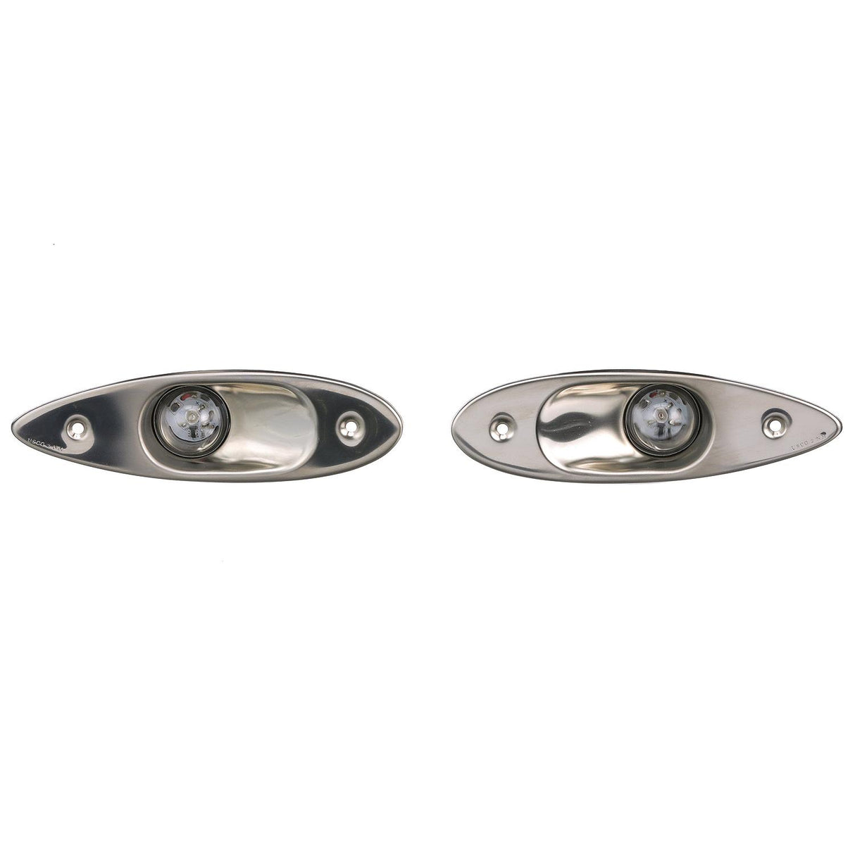 Seachoice 02151 Stainless Steel LED Side Light, Boat Navigation, 1 Red Light, 1 Green Light