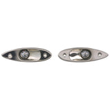 Seachoice 02151 Stainless Steel LED Side Light, Boat Navigation, 1 Red Light, 1 Green Light