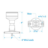 Seachoice LED All-Round Light, Boat Navigation, 4 In. Tall
