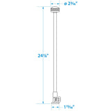 Seachoice Fold-Down LED All-Round Light, 360° Illumination, 2NM Visibility for Sail or Powerboats Under 66 Ft., 24 In.