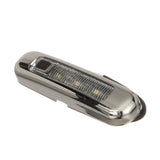Seachoice LED Surface Mount Area Light with On/Off Switch, 316 Stainless Steel, White Light, 220 Lumens