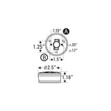 Seachoice 03141 LED All-Round Waketower Light, Boat Navigation