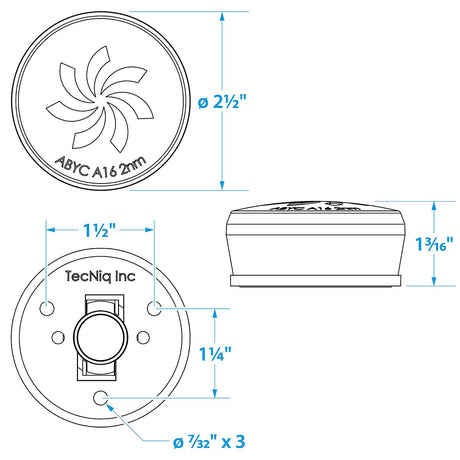Seachoice 03141 LED All-Round Waketower Light, Boat Navigation