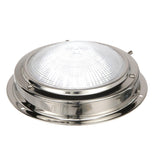 Seachoice LED Surface-Mount Dome Light, Bright White, Stainless Steel Flange, 4 in. Diameter