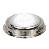Seachoice LED Surface-Mount Dome Light, Bright White, Stainless Steel Flange, 5 in. Diameter
