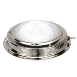 Seachoice LED Surface-Mount Dome Light, Bright White, Stainless Steel Flange, 5 in. Diameter