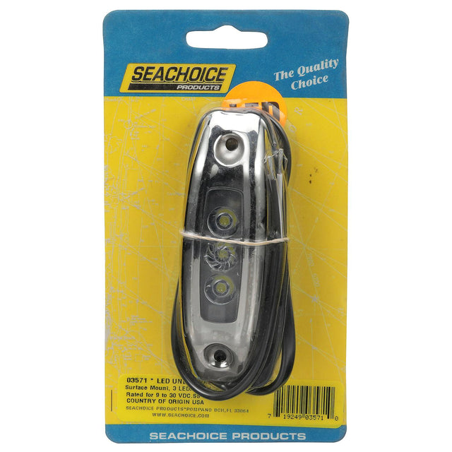 Seachoice 03571 Water Dragon LED Underwater Light, 3 White LEDs, 1,500 Lumens