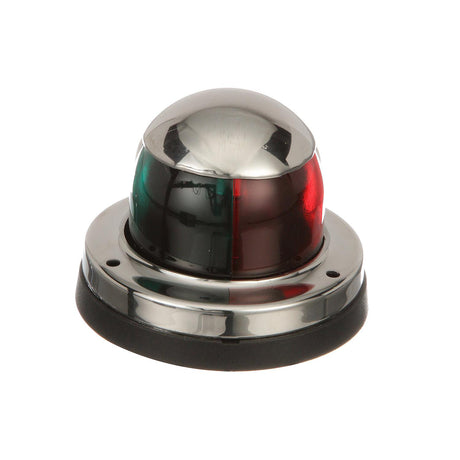 Seachoice Bow Light Marine Navigation, Horizontal Mount, Stainless Steel, Bi-Color, for Boats Under 39 Feet