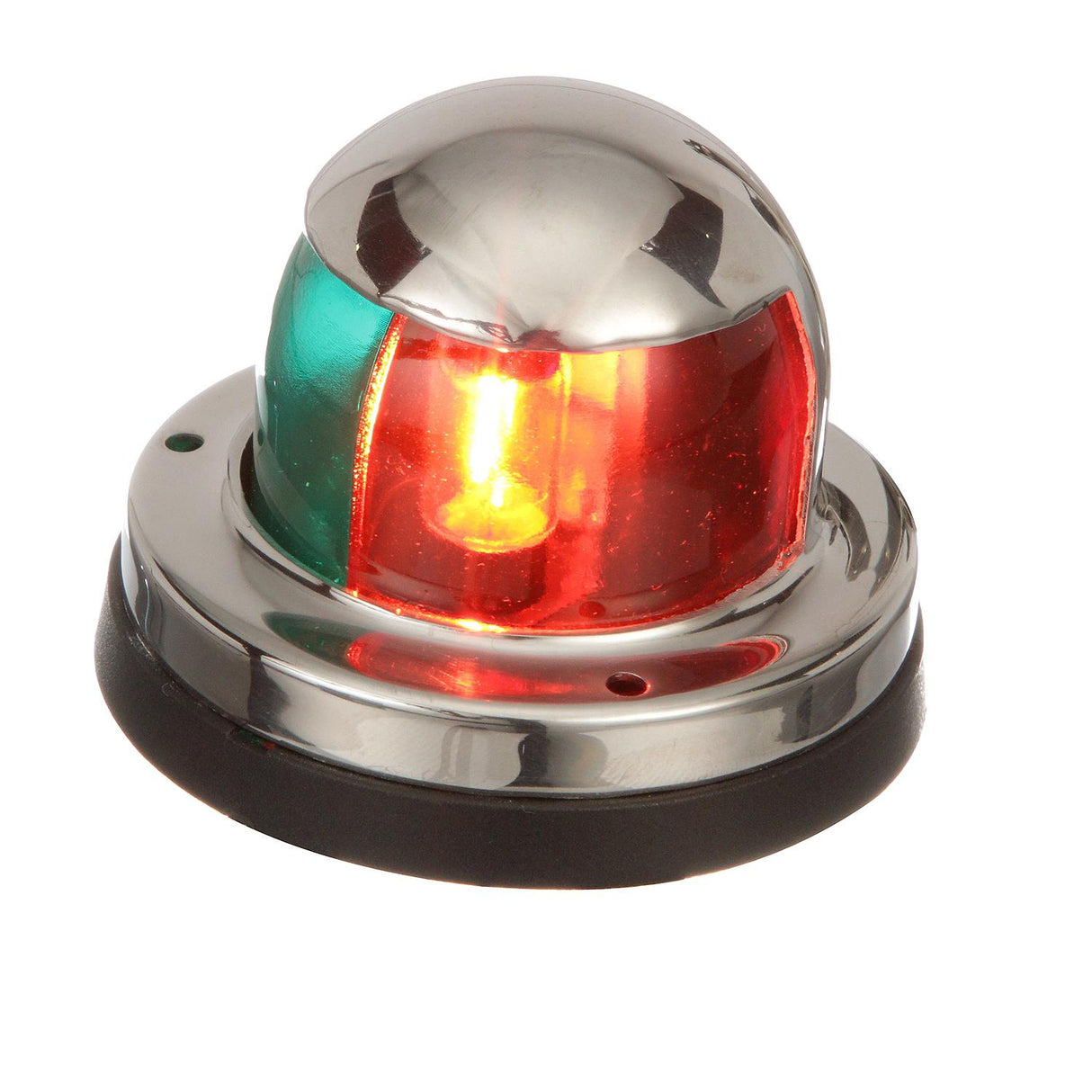 Seachoice Bow Light Marine Navigation, Horizontal Mount, Stainless Steel, Bi-Color, for Boats Under 39 Feet
