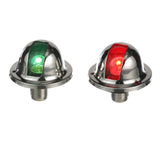 Seachoice Stainless Steel Port and Starboard Side Light, 1 Nautical Mile Visibility for Sail or Powerboats Under 39 Feet