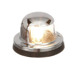 Seachoice Navigation Stern Light, Chrome/Brass, Clear Lens, Horizontal Surface Mount