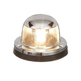 Seachoice Navigation Stern Light, Chrome/Brass, Clear Lens, Horizontal Surface Mount
