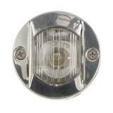 Seachoice Round Navigation Transom Light w/ Stainless Steel Flange, 3 In., Vertical Surface Mount