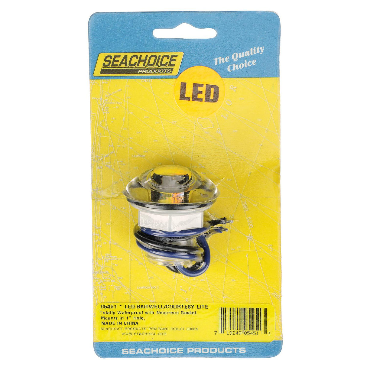 Seachoice LED Baitwell Courtesy Light, Waterproof, Bright 3-Element LED Bulb