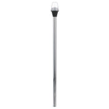 Seachoice LED All-Round White Light for Boating, Stow-A-Way Aluminum Light, 23-9/16 In.