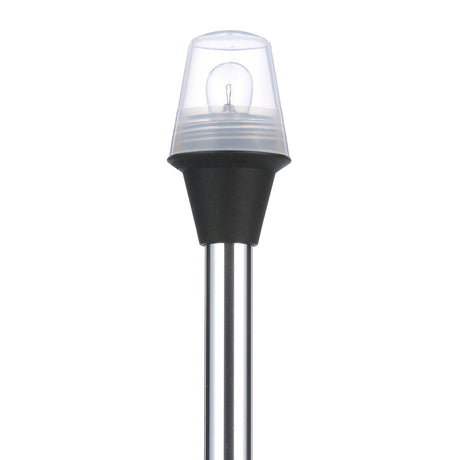 Seachoice LED All-Round White Light for Boating, Stow-A-Way Aluminum Light, 23-9/16 In.