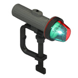 Seachoice Bi-Color Portable Battery-Operated Boat Navigation Bow Light, Horizontal Clamp Mount