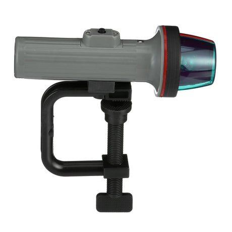 Seachoice Bi-Color Portable Battery-Operated Boat Navigation Bow Light, Horizontal Clamp Mount