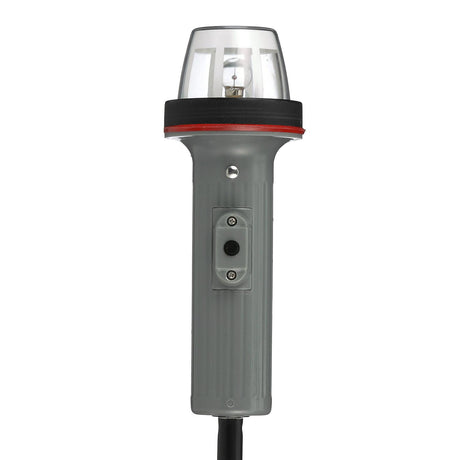 Seachoice Bi-Color Portable Battery-Operated Boat Navigation Stern Light, Horizontal Clamp Mount