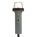 Seachoice Bi-Color Portable Battery-Operated Boat Navigation Stern Light, Horizontal Clamp Mount