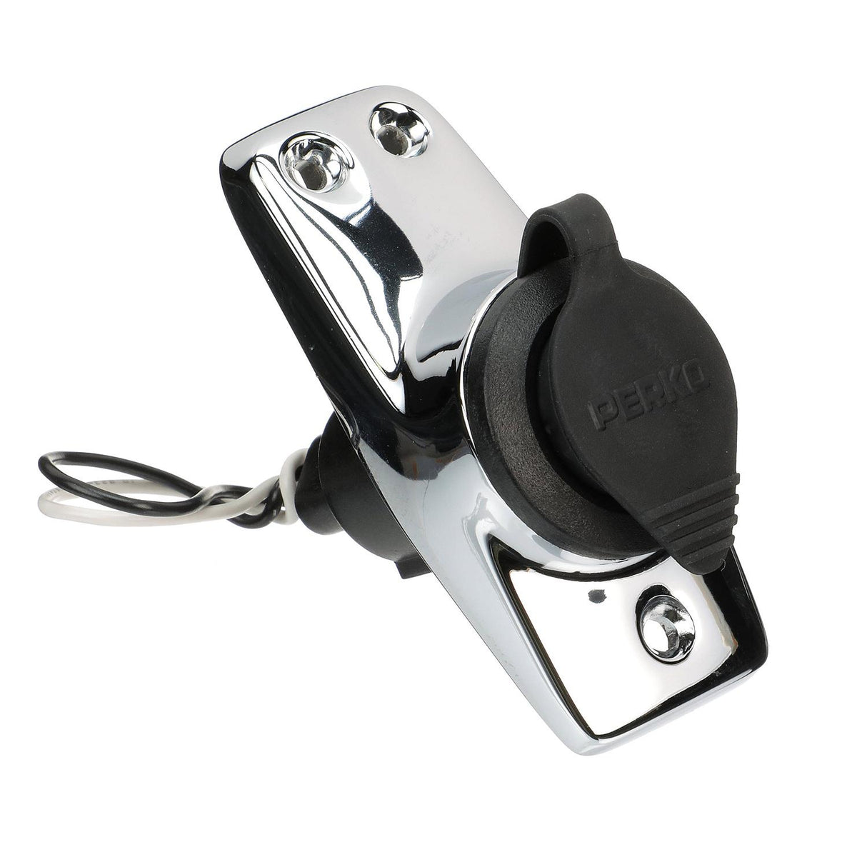 Seachoice 08261 Chrome-Plated Spare Light Base Assembly, Plug In, Waterproof Snap-On Cover