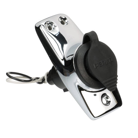 Seachoice 08261 Chrome-Plated Spare Light Base Assembly, Plug In, Waterproof Snap-On Cover
