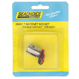 Seachoice Bayonet Bulb Socket for Bayonet Style Miniature Lamps, 4 In. Wire Leads