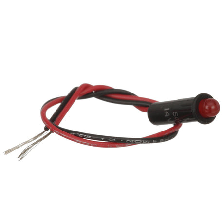 Seachoice LED Red Indicator Light, 14V, 6 in. Lead Wires, 1/4 in. Light