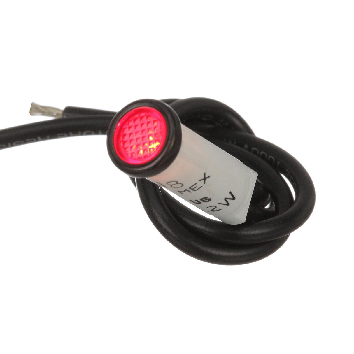 Seachoice Incandescent Red Indicator Light, 14V, 6 in. Lead Wires, 5/16 in. Light