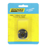 Seachoice Cable Outlet, 5/16 In., Weatherproof, Chrome-Plated Brass