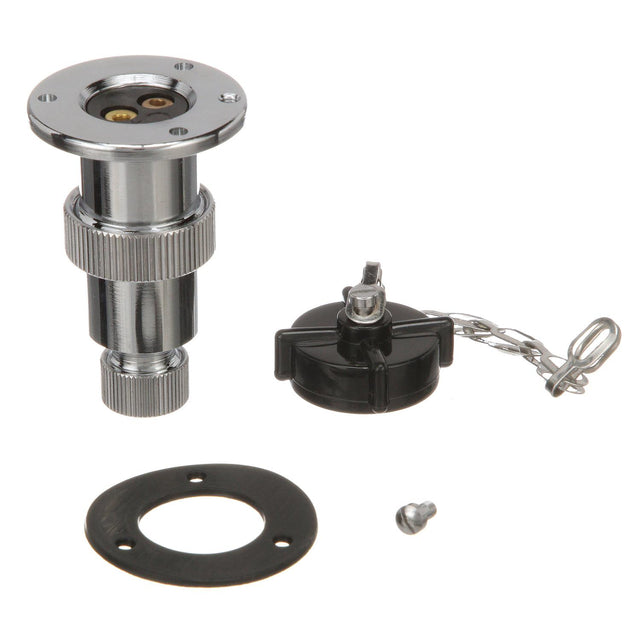Seachoice Waterproof Boat Deck Connector, 2 Prong Plug, 3 Amps at 12V