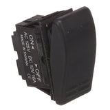 Seachoice Non-Illuminated Rocker Switch, SPST, 2 Terminal, On/Off, Black