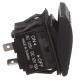 Seachoice Non-Illuminated Rocker Switch, SPST, 2 Terminal, On/Off, Black