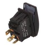 Seachoice Illuminated Rocker Switch, SPST, 3 Terminal, On/Off, Black