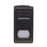 Seachoice Illuminated Rocker Switch, SPST, 3 Terminal, On/Off, Black