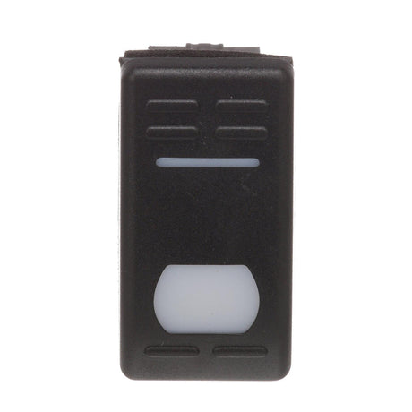 Seachoice Illuminated Rocker Switch, SPST, 3 Terminal, On/Off, Black