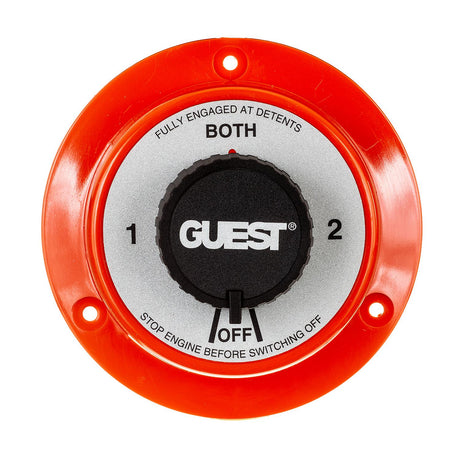 Seachoice 11504 Battery Select Switch, 4 Positions 1/2/Both/Off, 5-1/2 in. Dia. X 2-5/8 in. High